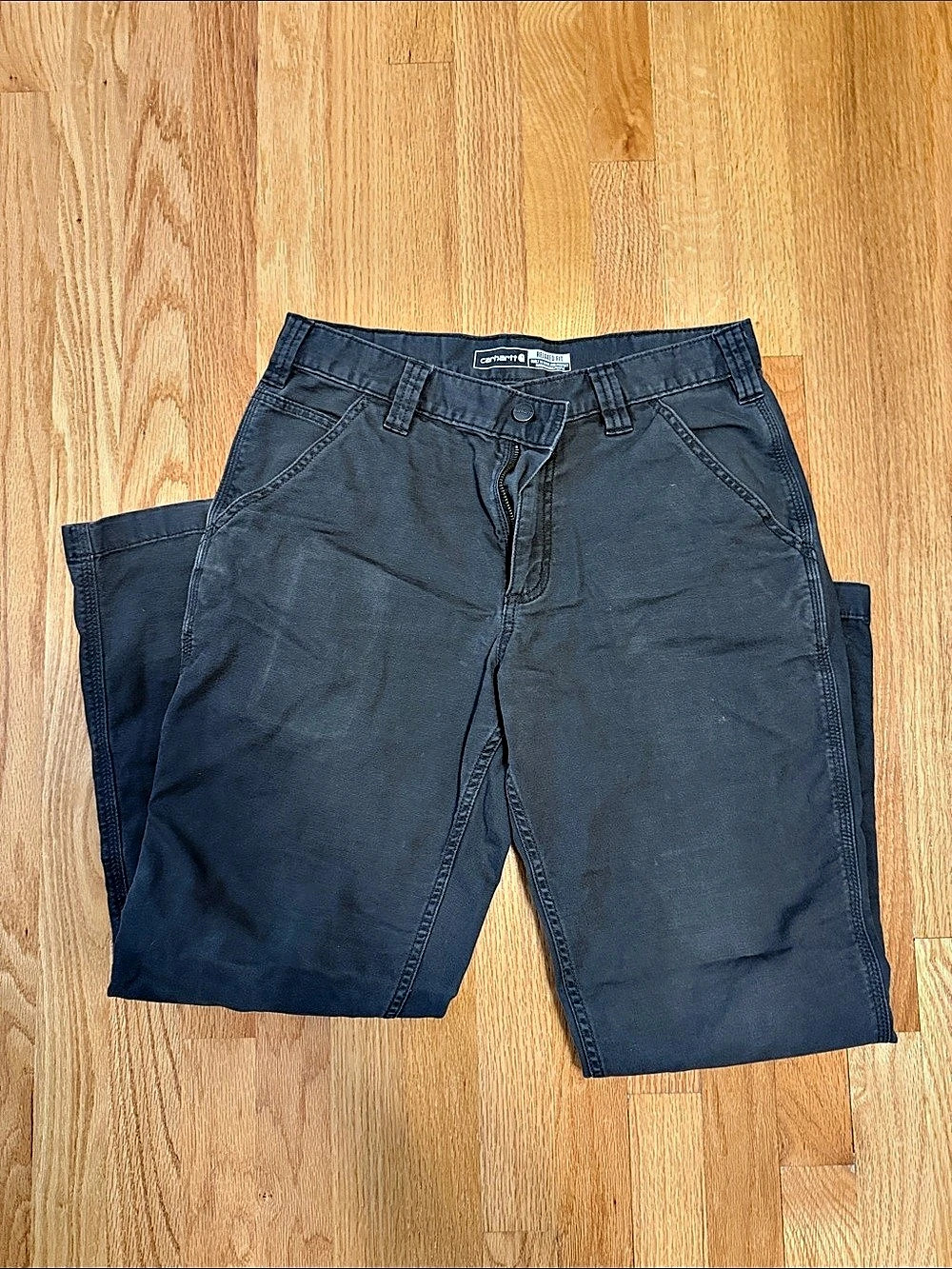 Carhartt Rugged Flex Relaxed Fit Canvas Work Short Cargo Dark Waist 32